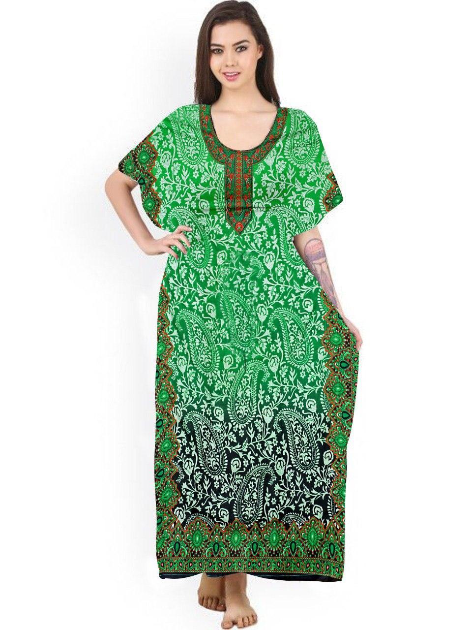 Long Printed kaftan Kurti