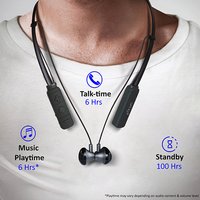 pTron Tangent Pro Magnetic Stereo Bluetooth Earphones with Mic