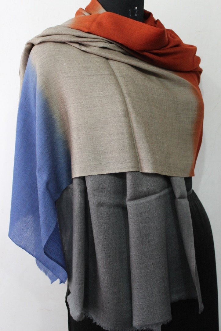Ombre shaded Pashmina Stole