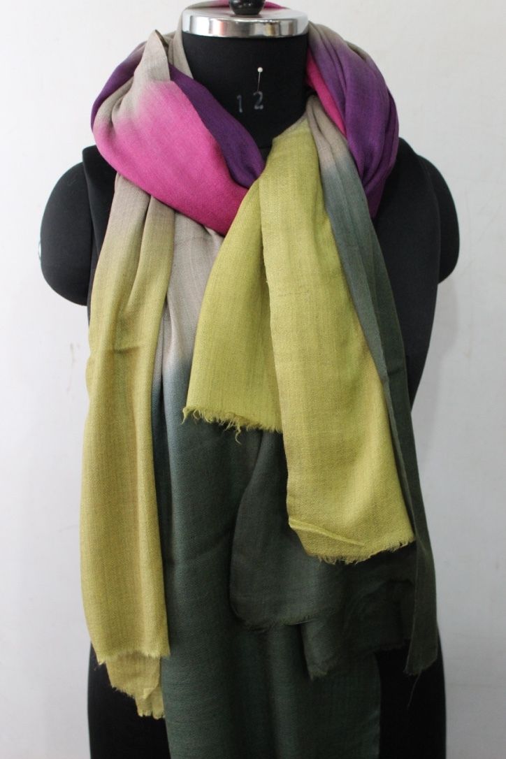 Ombre shaded Pashmina Stole