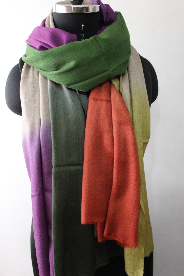 Ombre shaded Pashmina Stole