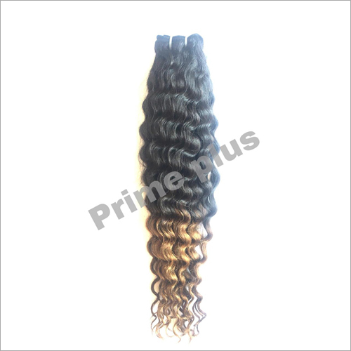California Loose Curly Hair - Human Hair, 12" to 30", Black-Golden | Curly Style, Long Lasting Shine, Smooth Texture, High Strand Strength