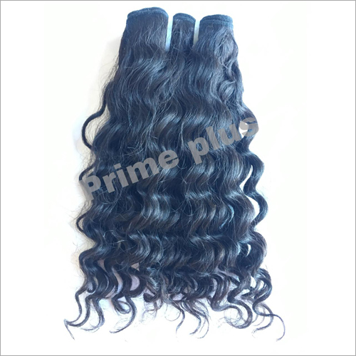 Natural Black Bold Loose Curly Hair - Human Hair, 12" to 30" Lengths | Bulk Hair Extensions, Curly Style, Rich Black Color