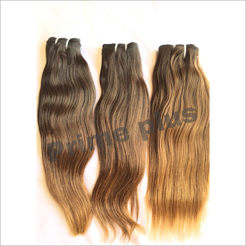 काले-भूरे प्राकृतिक हल्के भूरे सीधे बाल