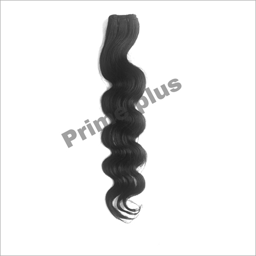 Ladies Wavy Hair - Human Hair, 12" to 30" , Black Bulk Hair Extensions - Natural Look and Feel, Ideal for Styling and Versatile Usage