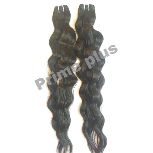 Natural Black American Wave Hair - 12" to 30" Human Hair Wavy Style Tangle Free Lustrous Shine Skin Friendly