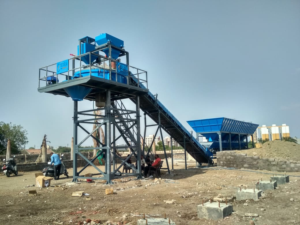 Stationary Concrete Batching Plant