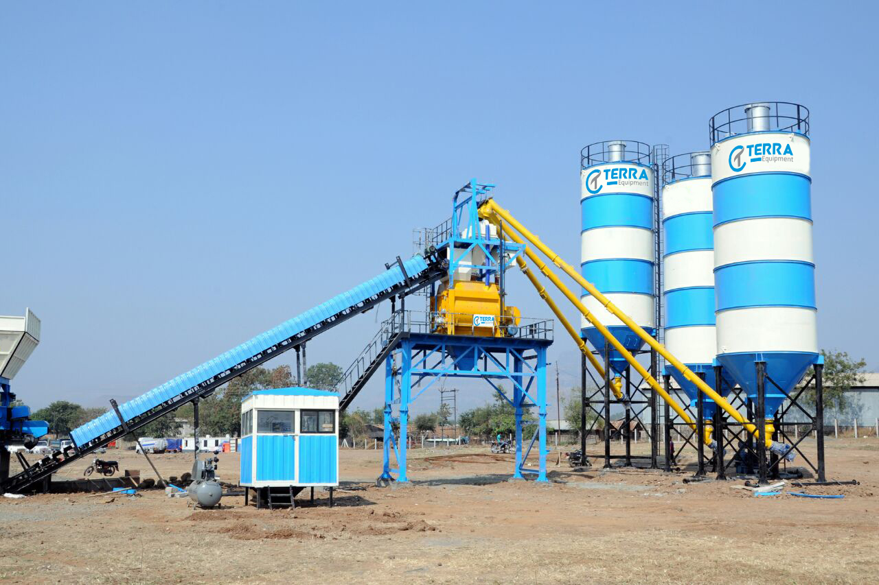 Stationary Concrete Batching Plant