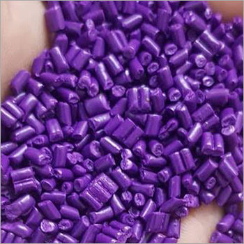 Purple Plastic Reprocessed Granules