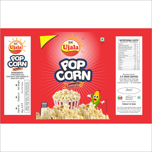 Tomato Popcorn - 25 gm | Crunchy Tomato Flavor, Easily Digest, Hygienically Processed with Best Quality Ingredients