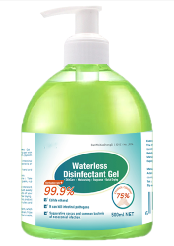 Waterless Disinfectant Gel