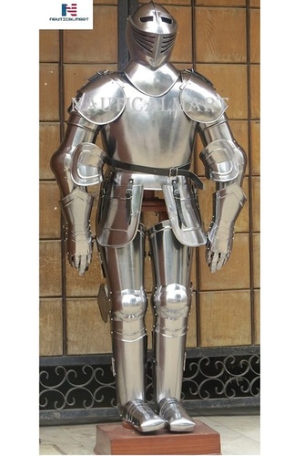 Nauticalmart Medieval Knight Wearable Full Suit of Armor with Chainmail