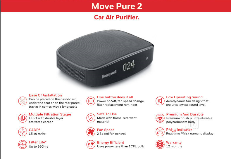 Move Pure 2 Car Air Purifier