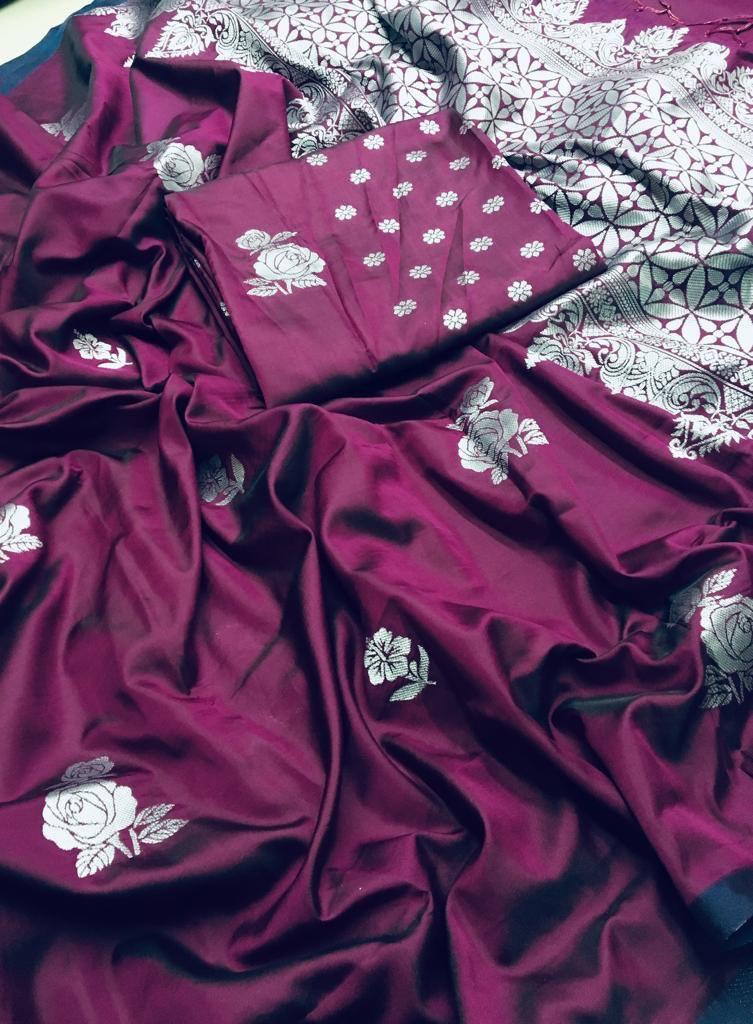 SURAT LICHI SILK SAREE