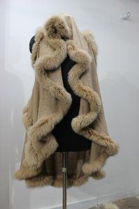 Cashmere Pashmina Fur Shrugs