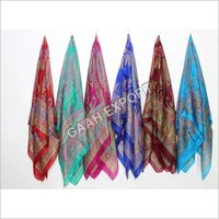 100% Pure SIlk Printed Scarfs , Size-100x100cm and 55x170cm
