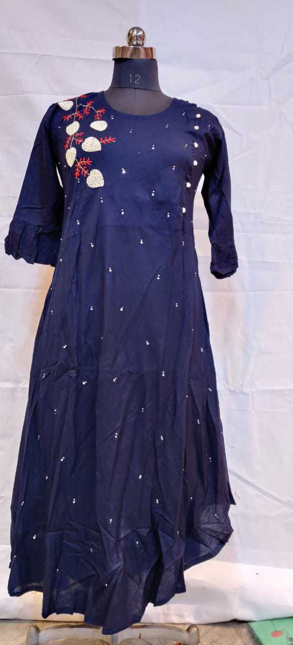 Rayon Hand Work Kurti