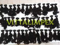 Natural Indian Temple Weft Hair