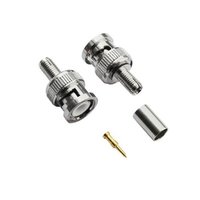 BNC Connector For RG174 Straight Crimp Type Male
