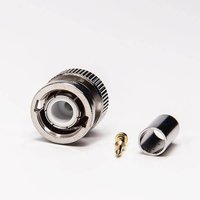 BNC Male Connector Plug Crimp Type For Coaxial Cable