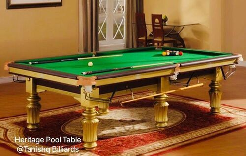 Antique Billiards Pool Board Table