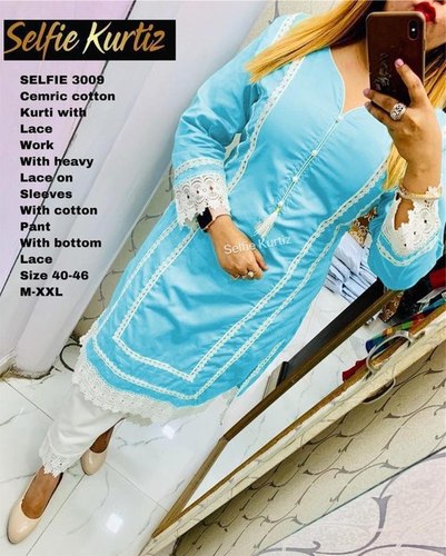 Designer kurti with plazzo