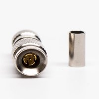 DIN 1.0/2.3 Male Straight Connector Crimp For 1855A Cable