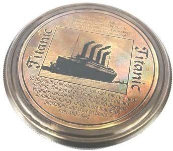 Brass Nauticalmart Decorative Collectible Martime Vintage Nautical Titanic Antique Compass