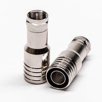 F Type For RG11 Coaxial Connector Male Straight Connector