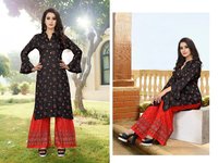 Rayon fabric plazo kurti