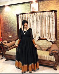 Ladies Blue Long Kurti