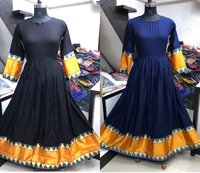 Ladies Blue Long Kurti