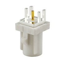 Fakra Connector White Plug Male End Launch PCB Mount RF Connector