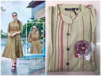 Trendy collar kurti