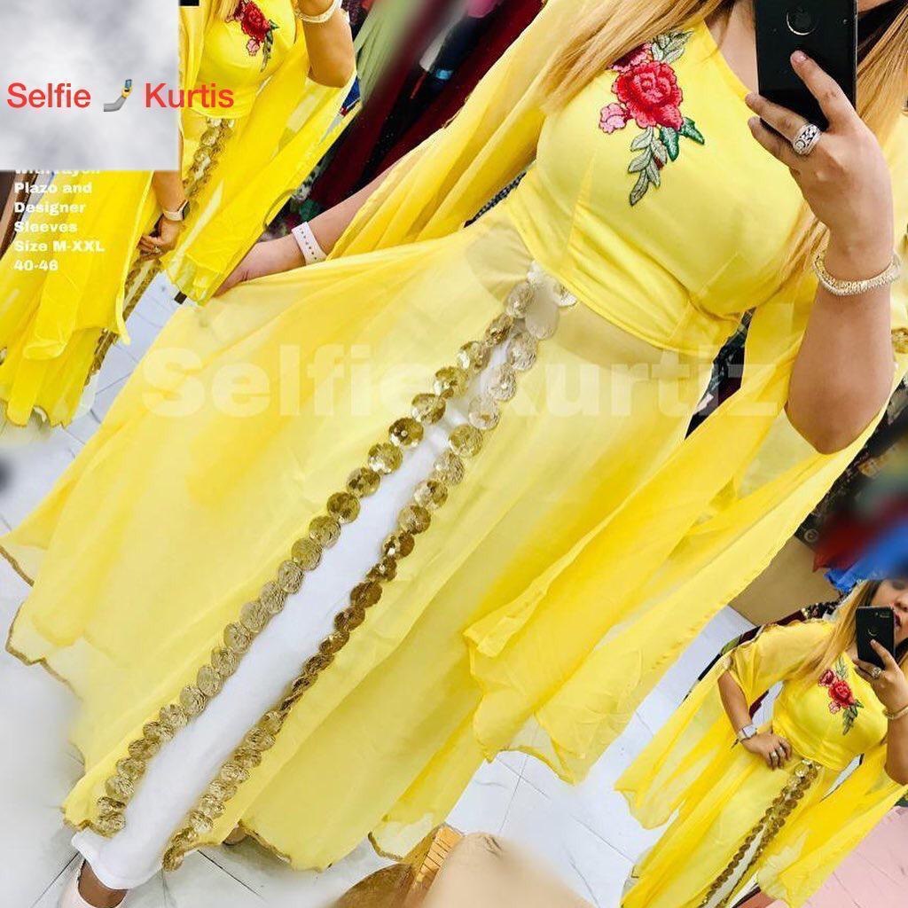 Beautiful Kurti With Plazzo