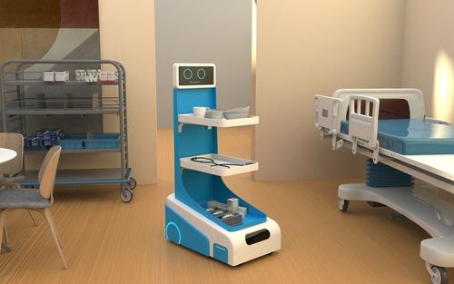 MediDoot Smart Trolley Robot
