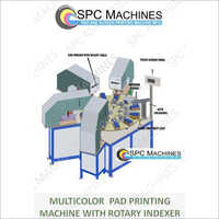 Commercial Multicolor Pad Printing Machine With Rotary Indexer