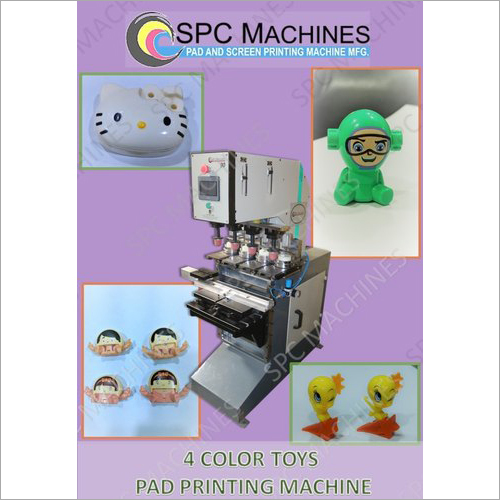 4 Color Toys Pad Printing Machines By SAI PRINT CARE