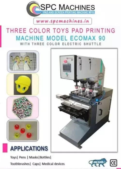 Three Colour Toys Pad Printing Machine - Automatic Grade: Semi-Automatic