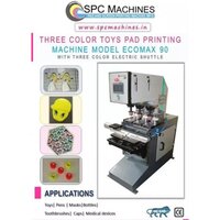 Three Colour Toys Pad Printing Machine