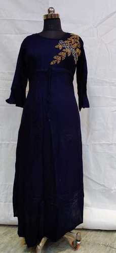 Rayon Long Kurti