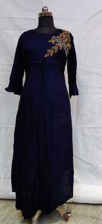 Rayon Long Kurti