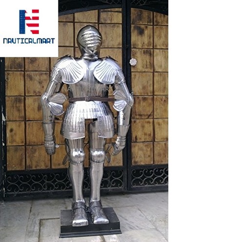 Steel Nauticalmart Maximilian Full Suit Of Armour Wearable Halloween Costume