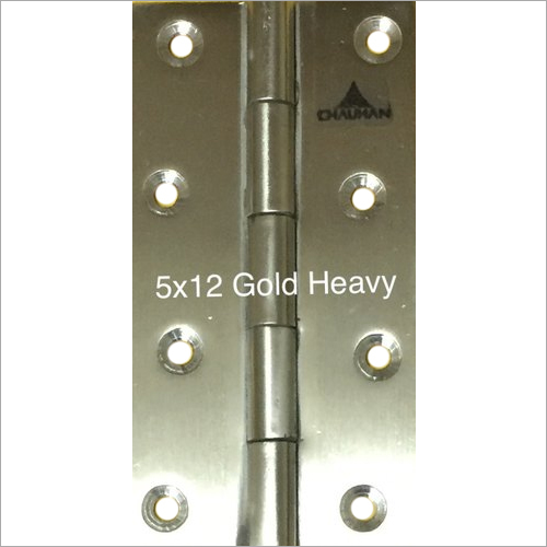 Silver 5 X 12 Mm Heavy Welded Stainless Steel Hinges