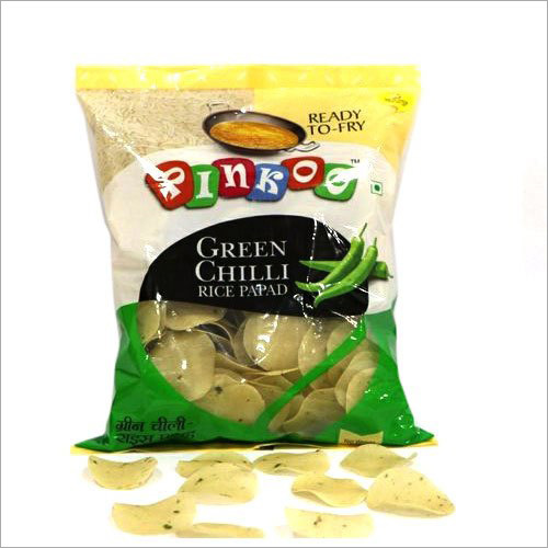 Green Chilli Rice Papad