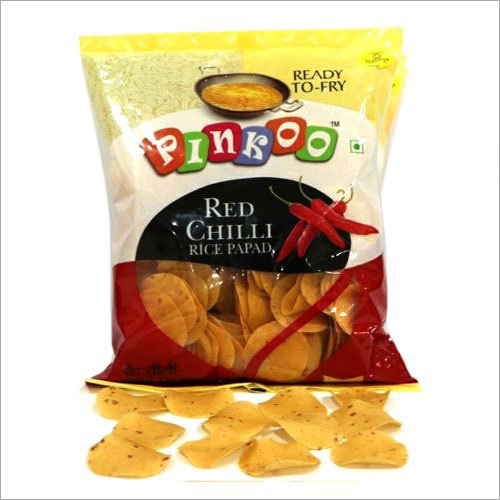 Red Chilli Rice Papad