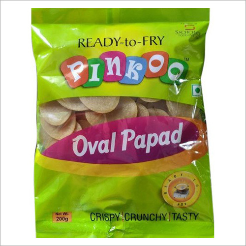 Oval Papad Ready To Fry Pani Puri