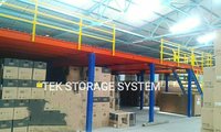 Modular Mezzanine Floor - Iron Material | Customizable Surface Finish Options: Powder Coating, Spray Coating