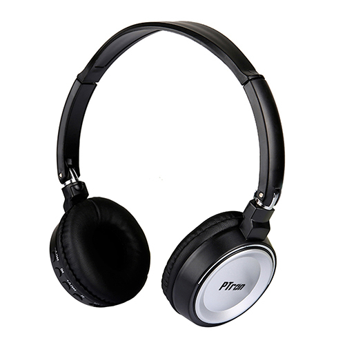 pTron Trips On the Ear Stereo Sound Wireless Headphones with Mic