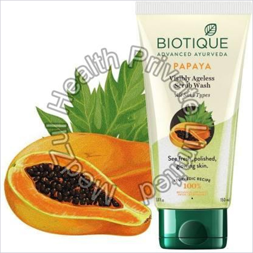 Biotique Papaya Visibly Ageless Scrub Wash